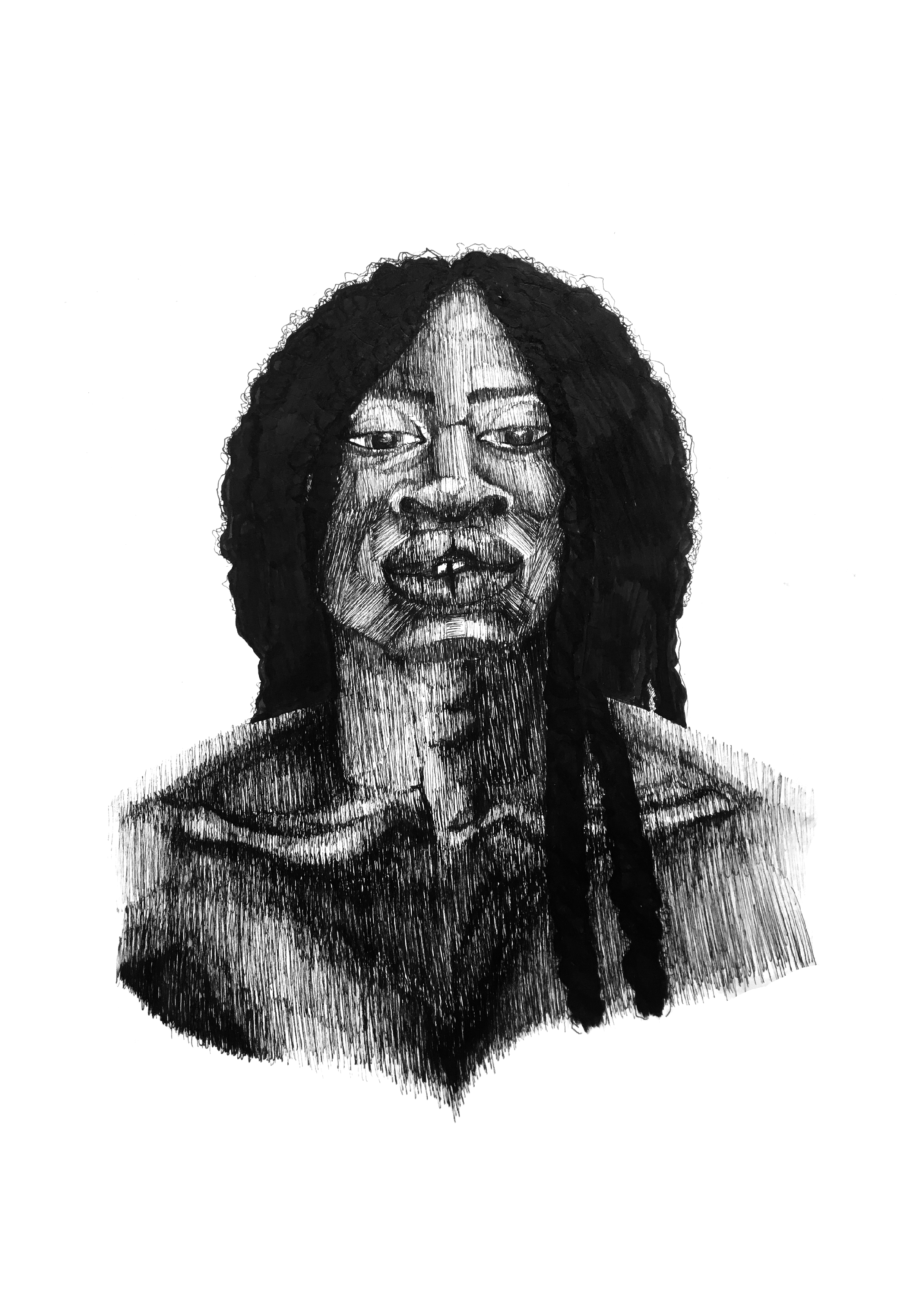 #12   Senegalese | 29,7 x 42 cm - 220gr | black ink - 0.1 / 0.3 | black marker pen